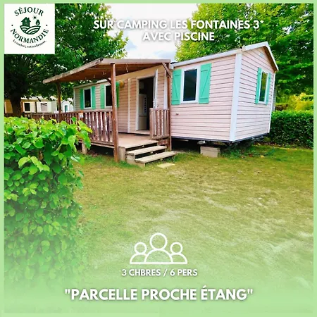 Campingplatz Sejour Normandie - Mobilhome Basic 3ch-6p Dans L'eure - 425